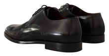 Load image into Gallery viewer, Dolce &amp; Gabbana Black Leather Lace Up Formal Derby Shoes
