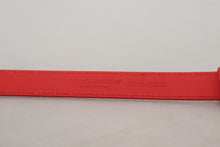 Load image into Gallery viewer, Dolce &amp; Gabbana Genuine Leather Red Statement Belt
