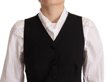 Load image into Gallery viewer, Dolce &amp; Gabbana Elegant Black Wool Blend Waistcoat
