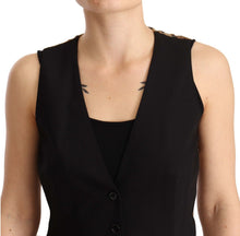 Load image into Gallery viewer, Dolce &amp; Gabbana Elegant Black Wool Blend Waistcoat
