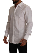 Load image into Gallery viewer, Dolce &amp; Gabbana Elegant White Cotton Dress Shirt - Slim Fit
