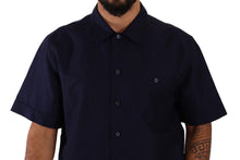 Load image into Gallery viewer, Dolce &amp; Gabbana Elegant Navy Blue Button-Down Casual Shirt
