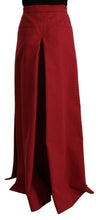 Load image into Gallery viewer, Dolce &amp; Gabbana Elegant High Waist Wide Leg Pants in Red
