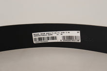 Load image into Gallery viewer, Dolce &amp; Gabbana Elegant Blue Leather Belt with Silver Buckle
