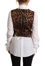 Load image into Gallery viewer, Dolce &amp; Gabbana Elegant V-Neck Sleeveless Wool-Blend Vest
