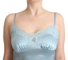 Load image into Gallery viewer, Dolce &amp; Gabbana Elegant Lace Trim A-Line Midi Dress
