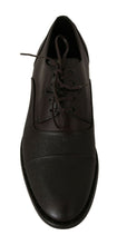 Load image into Gallery viewer, Dolce &amp; Gabbana Brown Leather Laceups Dress Mens Shoes
