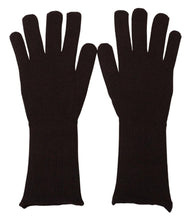 Load image into Gallery viewer, Dolce &amp; Gabbana Elegant Silk Cashmere Brown Gloves
