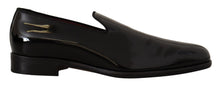 Load image into Gallery viewer, Dolce &amp; Gabbana Elegant Black Patent Leather Loafers
