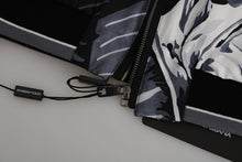 Load image into Gallery viewer, Dolce &amp; Gabbana Elegant Banana Leaf Print Silk Bomber Jacket
