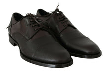 Load image into Gallery viewer, Dolce &amp; Gabbana Brown Leather Laceups Dress Mens Shoes
