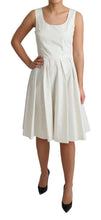 Load image into Gallery viewer, Dolce &amp; Gabbana Elegant Sleeveless A-Line Polka Dotted Dress

