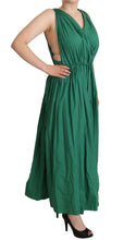 Load image into Gallery viewer, Dolce &amp; Gabbana Elegant Deep Green Sleeveless A-Line Dress
