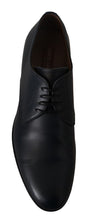 Load image into Gallery viewer, Dolce &amp; Gabbana Elegant Navy Blue Derby Formal Shoes
