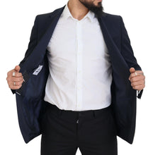 Load image into Gallery viewer, Dolce &amp; Gabbana Elegant Dark Blue Slim Fit Wool Blazer
