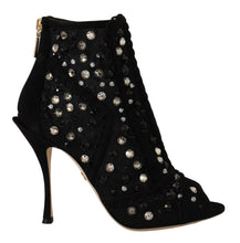 Load image into Gallery viewer, Dolce &amp; Gabbana Embellished Crystal Short Boots
