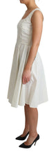 Load image into Gallery viewer, Dolce &amp; Gabbana Elegant Sleeveless A-Line Polka Dotted Dress
