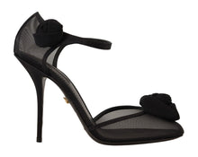 Load image into Gallery viewer, Dolce &amp; Gabbana Elegant Black Mesh Heels Pumps
