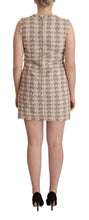 Load image into Gallery viewer, Dolce &amp; Gabbana Chic Checkered Shift Mini Dress
