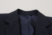 Load image into Gallery viewer, Dolce &amp; Gabbana Elegant Dark Blue Slim Fit Wool Blazer
