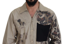 Load image into Gallery viewer, Dolce &amp; Gabbana Beige Cotton Button-Down Casual Shirt
