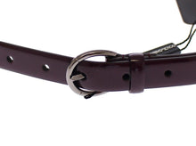 Load image into Gallery viewer, Dolce &amp; Gabbana Purple Leather Logo Cintura Belt
