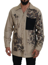 Load image into Gallery viewer, Dolce &amp; Gabbana Beige Cotton Button-Down Casual Shirt
