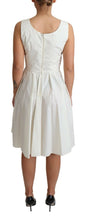 Load image into Gallery viewer, Dolce &amp; Gabbana Elegant Sleeveless A-Line Polka Dotted Dress
