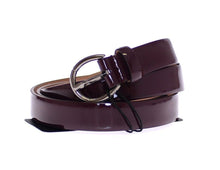 Load image into Gallery viewer, Dolce &amp; Gabbana Purple Leather Logo Cintura Belt
