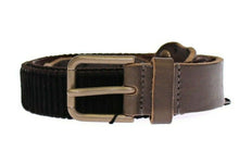 Load image into Gallery viewer, Dolce &amp; Gabbana Elegant Leather-Cotton Fusion Men&#39;s Belt
