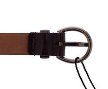 Load image into Gallery viewer, Dolce &amp; Gabbana Purple Leather Logo Cintura Belt
