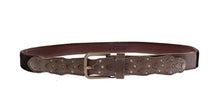 Load image into Gallery viewer, Dolce &amp; Gabbana Elegant Leather-Cotton Fusion Men&#39;s Belt
