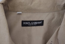 Load image into Gallery viewer, Dolce &amp; Gabbana Beige Cotton Button-Down Casual Shirt
