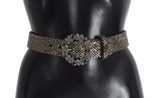 Load image into Gallery viewer, Dolce &amp; Gabbana Swarovski Crystal Sequined Waist Belt
