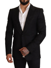 Load image into Gallery viewer, Dolce &amp; Gabbana Elegant Black Slim Fit Blazer Jacket
