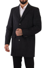 Load image into Gallery viewer, Dolce &amp; Gabbana Elegant Dark Grey Woolen Overcoat
