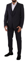 Load image into Gallery viewer, Dolce &amp; Gabbana Elegant Navy Blue Wool Silk Men&#39;s Martini Suit
