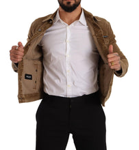 Load image into Gallery viewer, Dolce &amp; Gabbana Elegant Corduroy Logo Jacket
