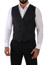 Load image into Gallery viewer, Dolce &amp; Gabbana Elegant Striped Double-Breasted Dress Vest
