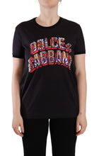 Load image into Gallery viewer, Dolce &amp; Gabbana Chic Black Crew Neck Logo Tee
