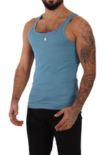 Load image into Gallery viewer, Dolce &amp; Gabbana Elegant Blue Round Neck Tank Top
