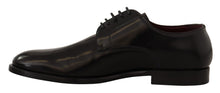 Load image into Gallery viewer, Dolce &amp; Gabbana Black Leather Lace Up Formal Derby Shoes
