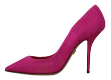 Load image into Gallery viewer, Dolce &amp; Gabbana Elegant Pink Tulle Mesh Heels Pumps
