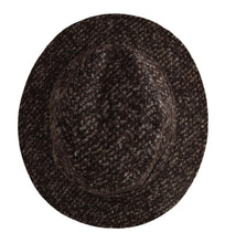 Load image into Gallery viewer, Dolce &amp; Gabbana Elegant Gray Tweed Wide Brim Hat
