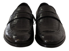 Load image into Gallery viewer, Dolce &amp; Gabbana Elegant Crocodile Leather Moccasin Shoes
