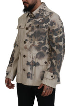 Load image into Gallery viewer, Dolce &amp; Gabbana Elegant Beige Cotton Button-Down Shirt
