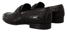 Load image into Gallery viewer, Dolce &amp; Gabbana Elegant Crocodile Leather Moccasin Shoes
