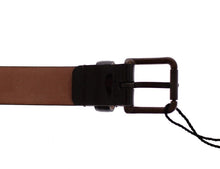 Load image into Gallery viewer, Dolce &amp; Gabbana Brown Leather Logo Belt Cintura Belt
