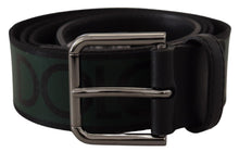 Load image into Gallery viewer, Dolce &amp; Gabbana Chic Black and Green Designer Belt with DG Logo
