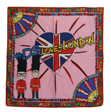 Load image into Gallery viewer, Dolce &amp; Gabbana Multicolor #DGLovesLondon Silk Wrap Scarf
